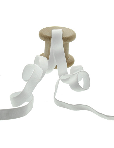Elástico de alça de sutiã 10 mm - Branco