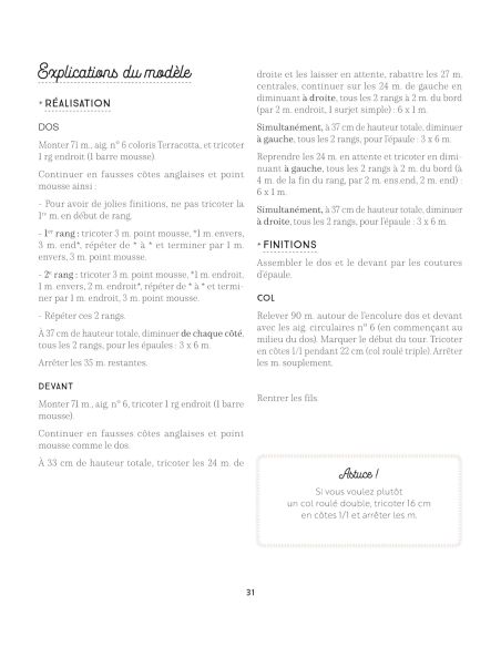 Livro de acessórios para tricotar - 20 modelos para realizar