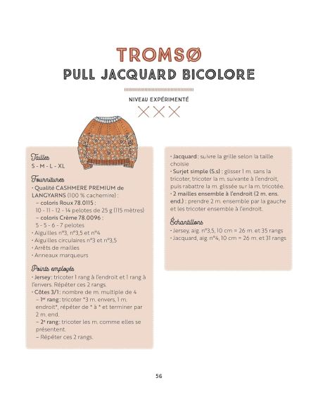 Livro de malhas nórdicas - 12 modelos para tricotar para o inverno