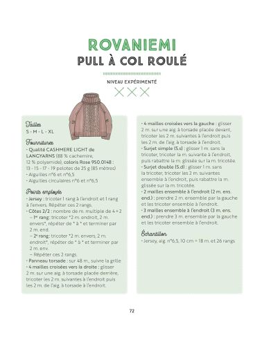 Livro de malhas nórdicas - 12 modelos para tricotar para o inverno