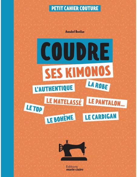 Livro costurar seus quimonos - pequeno caderno de costura