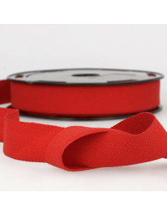 Fita de sarja de algodão - Vermelho