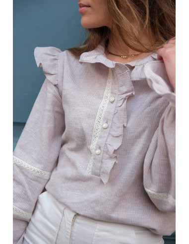 Molde de blusa Simona - Cha´Coud