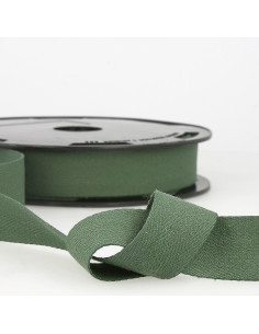 Fita de sarja de algodão - Verde pinho