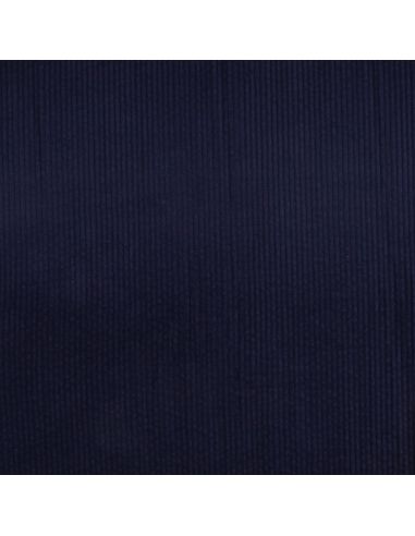 Tecido de veludo cotelê de algodão - Azul marinho