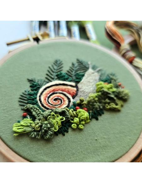 Kit broderie - Magic Snail