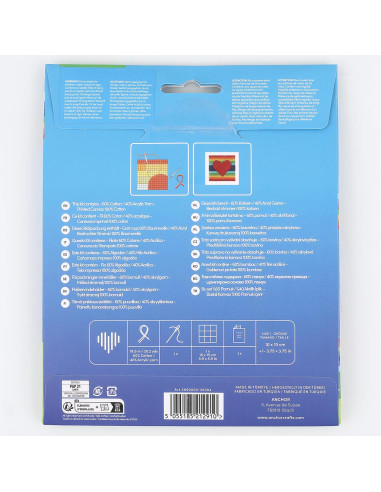 Meu 1º kit de tapeçaria - Coração