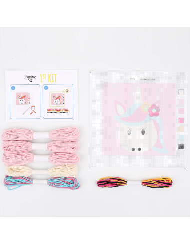 Meu 1º kit de tapeçaria - Unicórnio mágico