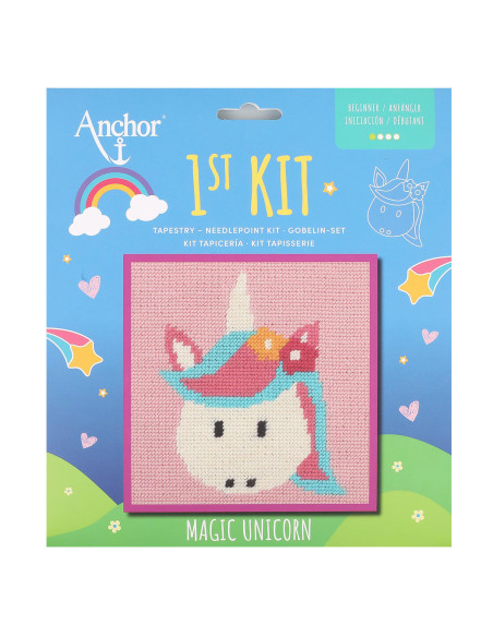 Meu 1º kit de tapeçaria - Unicórnio mágico