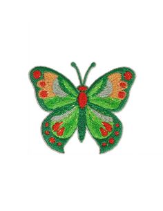 Emblema termocolante borboleta - Verde