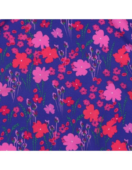 Tecido viscose - Campestre azul