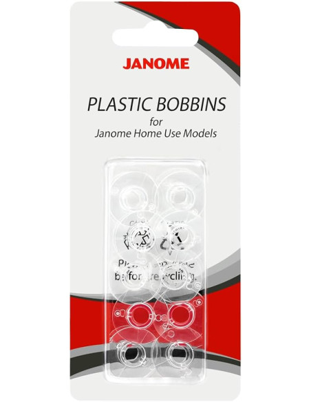 Bobinas Janome originais para máquinas de costura e bordado