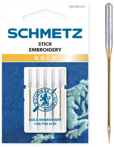 Agulha para bordar à máquina Gold Schmetz