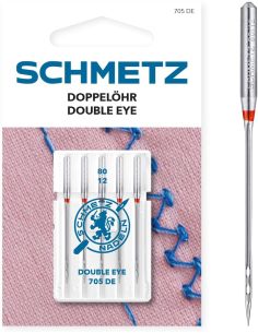 Agulha com olho duplo Schmetz