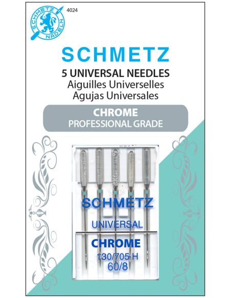 Agulhas universais cromadas Schmetz