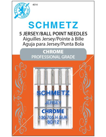 Agulhas jersey cromadas Schmetz
