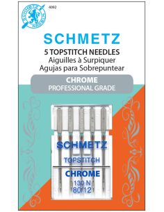 Agulhas de pesponto cromadas Schmetz