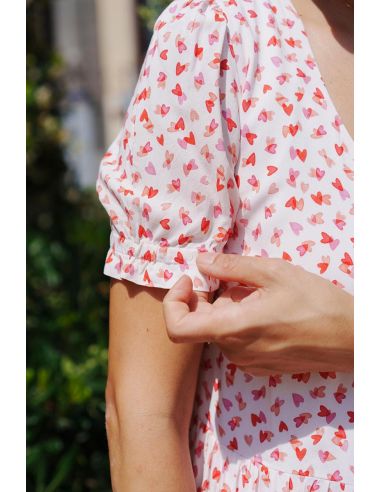 Tecido viscose I Love You - Lise Tailor