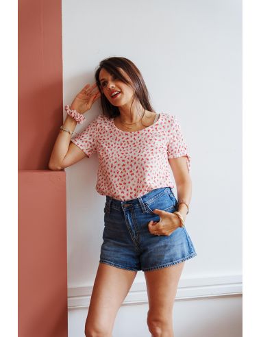Tecido viscose I Love You - Lise Tailor
