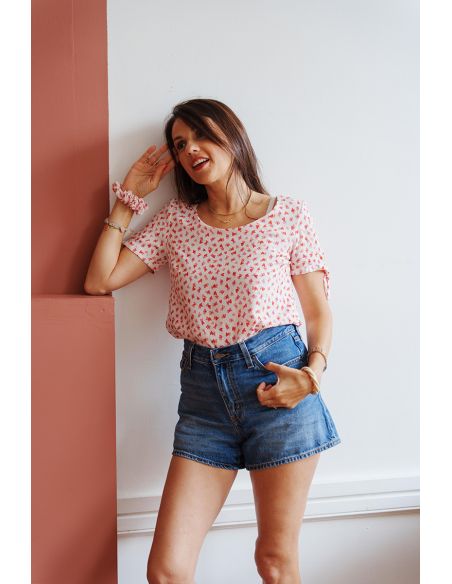 Tecido viscose I Love You - Lise Tailor