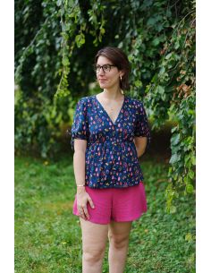 Tecido viscose One Apple A Day - Lise Tailor 2