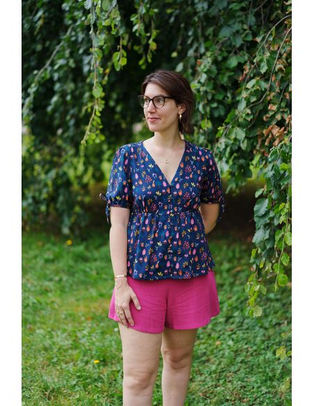 Tecido viscose One Apple A Day - Lise Tailor