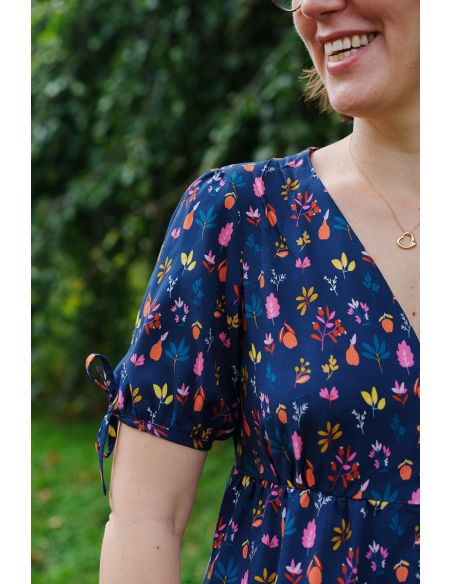 Tecido viscose One Apple A Day - Lise Tailor