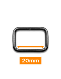 Fivela retangular - Canhão de fuzil 20 mm