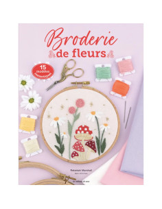 Livro de bordado de flores