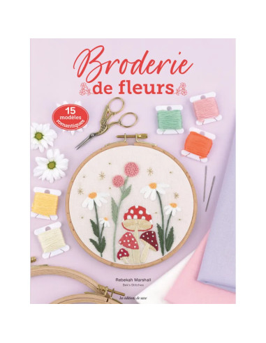 Livro de bordado de flores