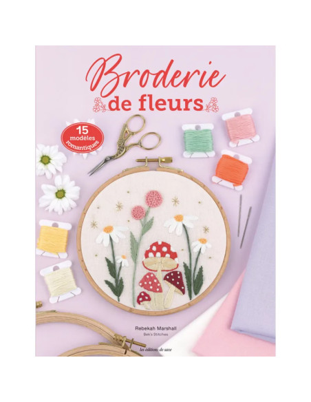 Livro de bordado de flores