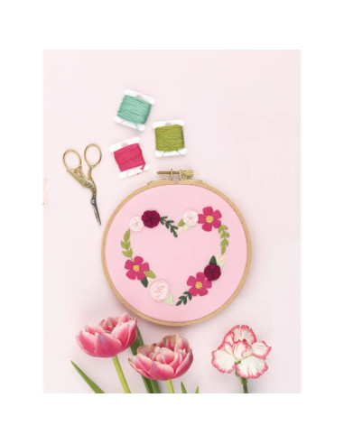 Livro de bordado de flores