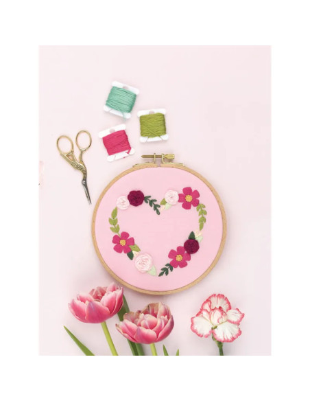 Livro de bordado de flores
