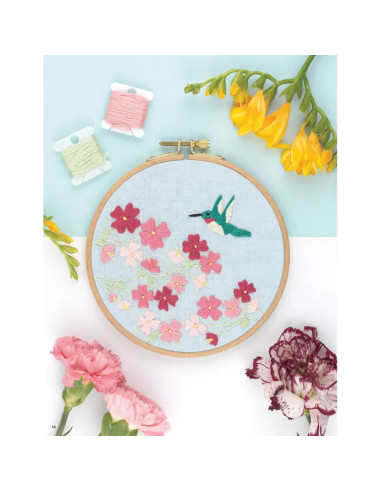 Livro de bordado de flores