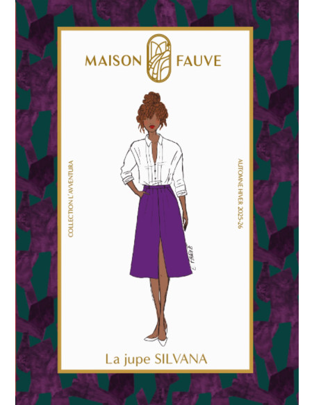 Molde de saia Silvana - Maison Fauve
