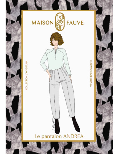 Padrão de calça Andréa - Maison Fauve