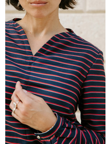 Padrão de blusa Volata - Maison Fauve