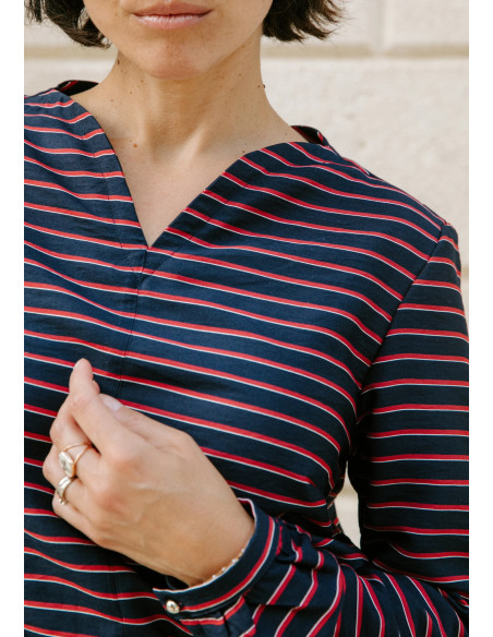 Padrão de blusa Volata - Maison Fauve