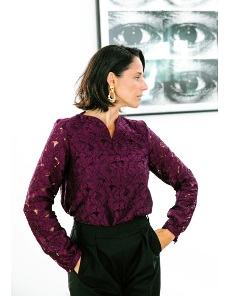 Padrão de blusa Volata - Maison Fauve