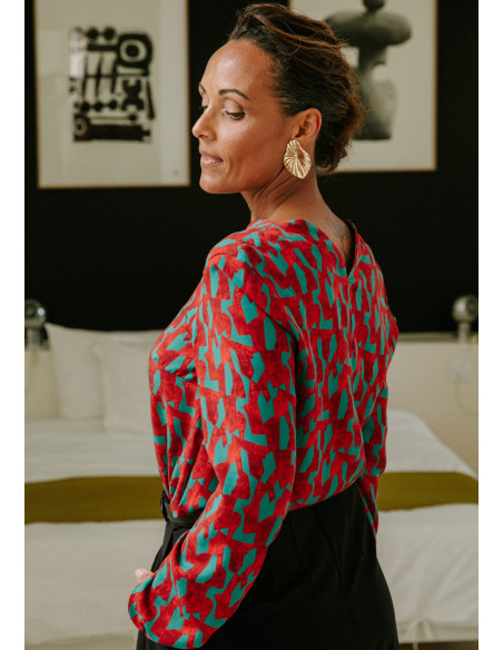 Padrão de blusa Volata - Maison Fauve