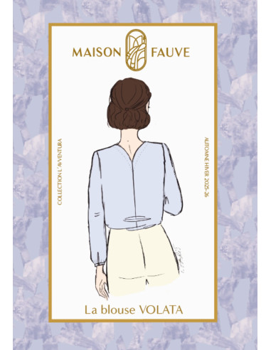 Padrão de blusa Volata - Maison Fauve