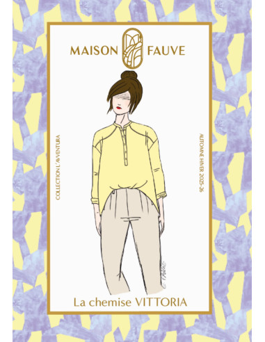 Padrão de camisa Vittoria - Maison Fauve
