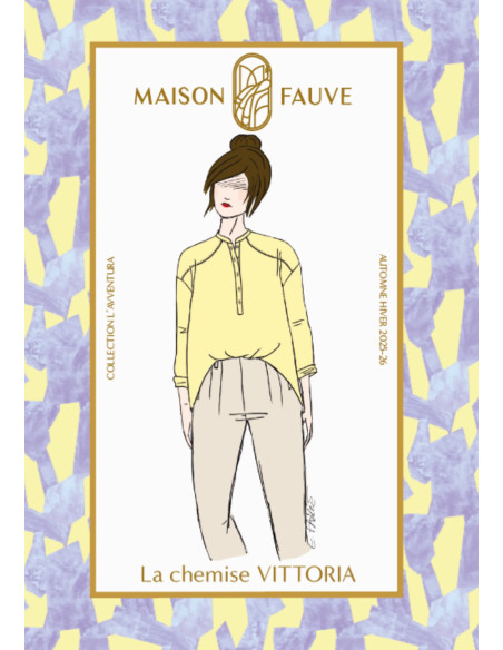 Padrão de camisa Vittoria - Maison Fauve