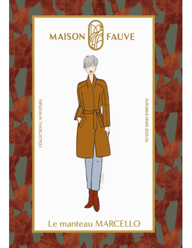 Padrão de casaco Marcello - Maison Fauve