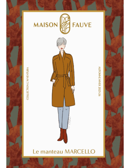 Padrão de casaco Marcello - Maison Fauve