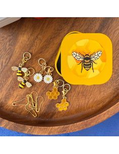 Conjunto de 12 marcadores de malha - Honeybee
