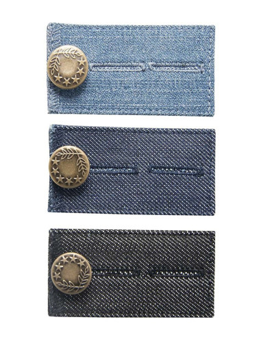 Botões de extensão em metal Easy Fit para jeans