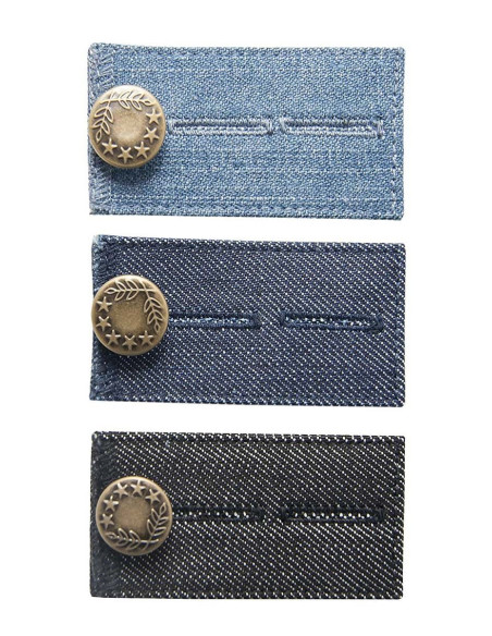 Botões de extensão em metal Easy Fit para jeans
