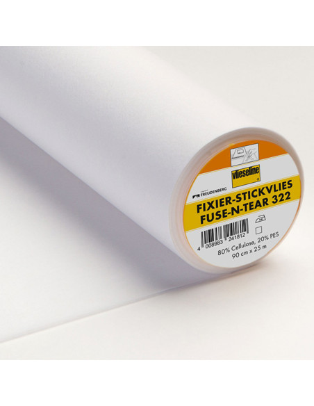 Vlieseline Fixier Stickvlies Brod' termocolante branco