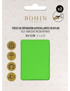 Peças de reparação autocolantes em nylon Bohin - Verde maçã